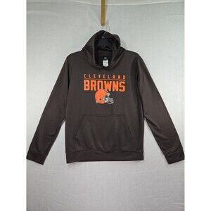 CLEVLAND BROWNS Hoodie Sweatshirt NFL Team Apparel Youth XL Pullover Football